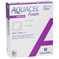 Aquacel Foam Adhäsiv 10 13,5x13,5 innen - 17,5x17,5...