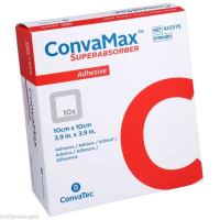 ConvaMax Superabsorber adhäsiv 7,5x7,5cm 10 Stück