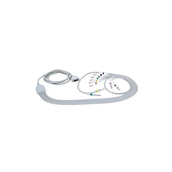 Diagnose-Kabel zu Schiller 10-adrig 4mm Bananenstecker