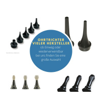 Clinical Einmal-Ohrtrichter für Heine 4mm grau 250...