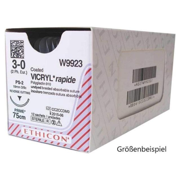Vicryl rapide J-1USP 4-0 Metric 15 45cm  12 Stück