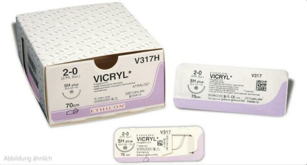 Vicryl G6 USP 7-0 Metric 05 30cm  36 Stück