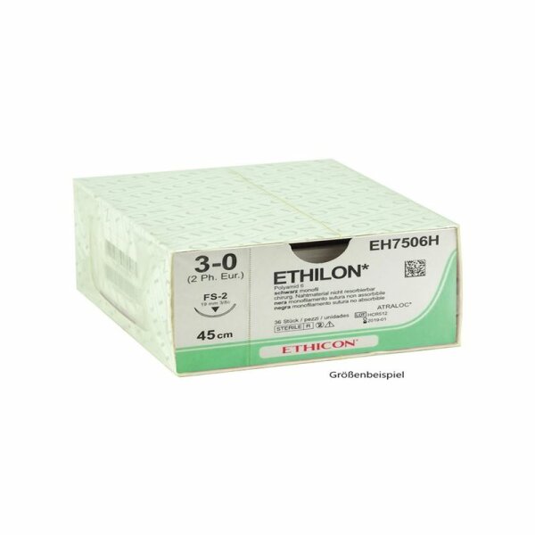 Ethilon CS44C USP 10-0 Metric 02 15cm  12 Stück