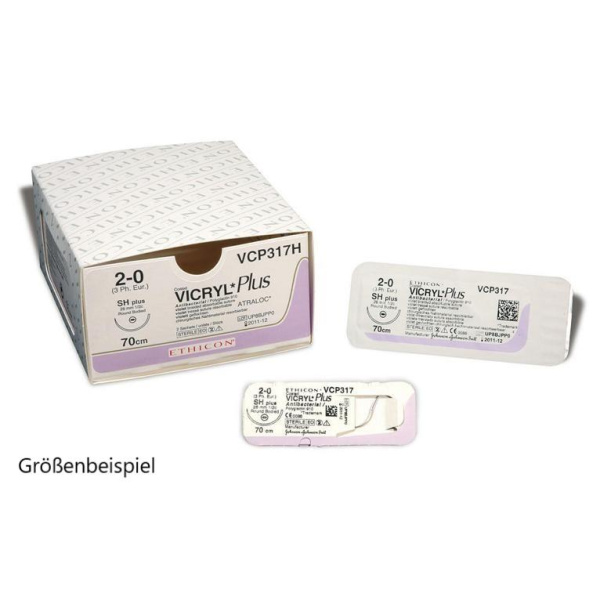 Vicryl Plus Violett UR6 USP 2-0 Metric 3 70cm  36 Stück