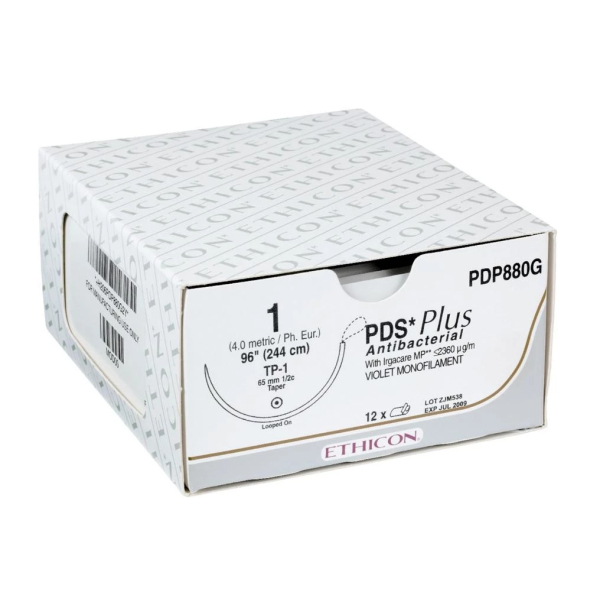 PDS Kordel violett O 15mm 60cm steril  3 St&uuml;ck