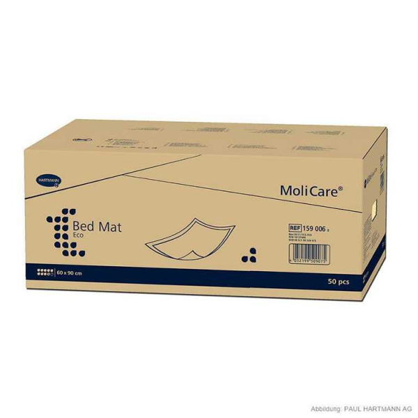 MoliCare Bed Mat Eco 9 Tropfen Krankenunterlagen 60 x 90 cm 50 Stück 20 Lagen