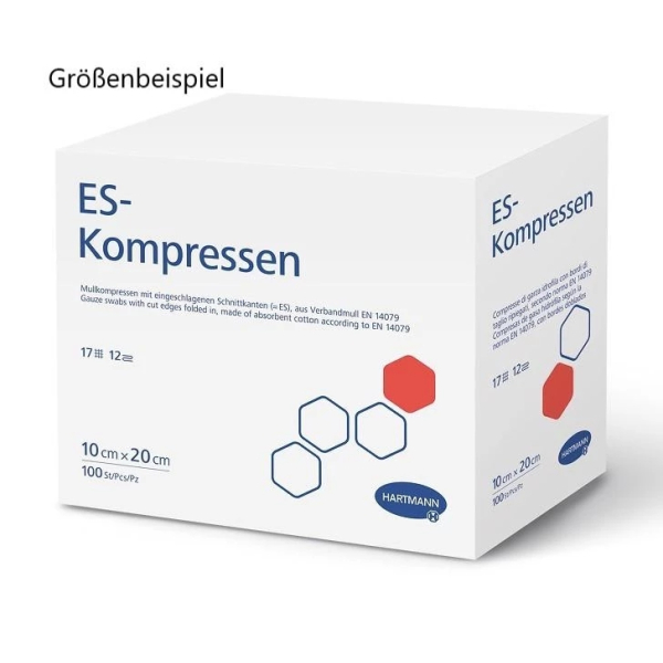 ES-Kompressen 10x10cm 10x5 St&uuml;ck 12-fach steril