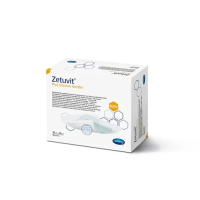 Zetuvit Plus Silicone Border, Saugkompressen 17,5 x 17,5...