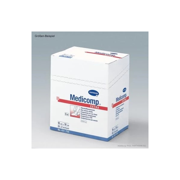 Medicomp extra 5x5cm unsteril 6-f.AP 100 St&uuml;ck