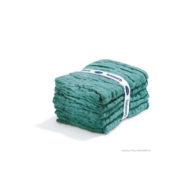 Telasorb steril agigr&uuml;n 4-fach 45x45cm 12x2 St&uuml;ck