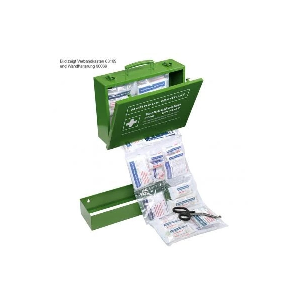 Wandhalterung blau f&uuml;r Verbandkasten DIN 13157-C