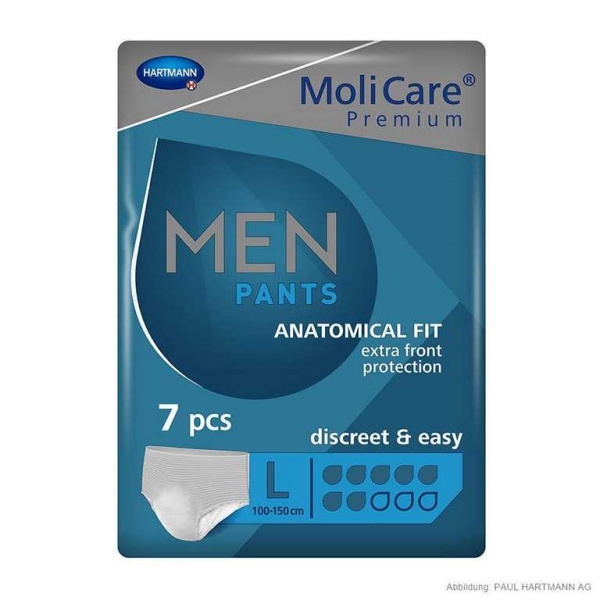 MoliCare Premium MEN PANTS 7 Tropfen Gr. L, Inkontinenzslips 7 Stück