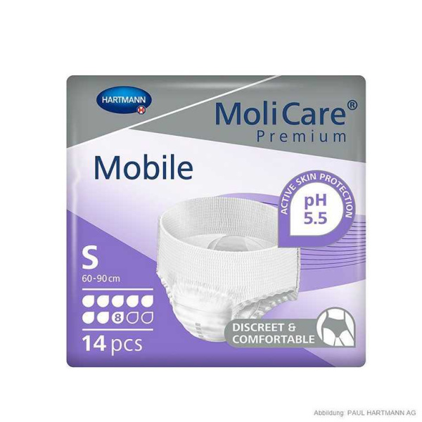 MoliCare Premium Mobile 8 Tropfen Inkontinenzslips Gr. S 14 Stück