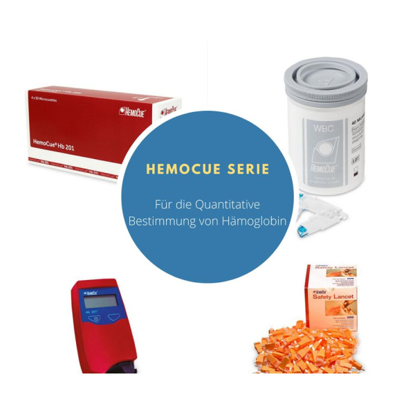 HemoCue Glucose 201 einzeln verpackte Mikroküvetten 4x25