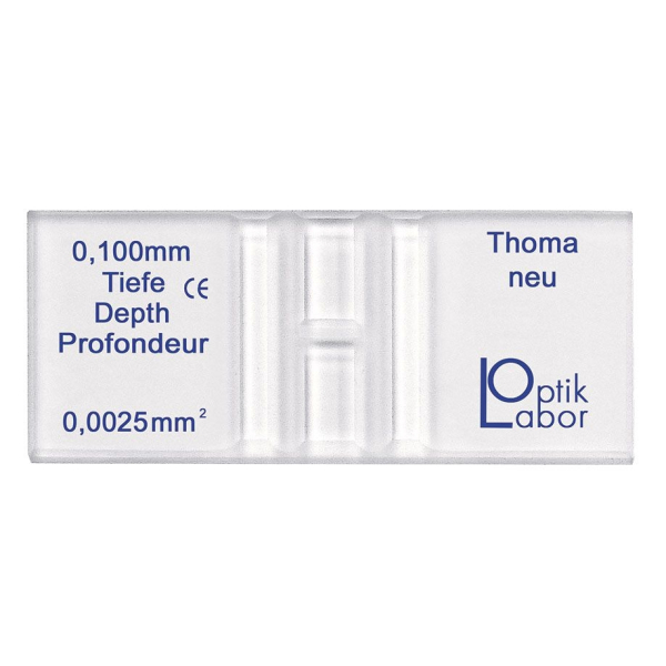 Z&auml;hlkammer nach Neubauer doppelte Teilung mit 2 Deckgl.