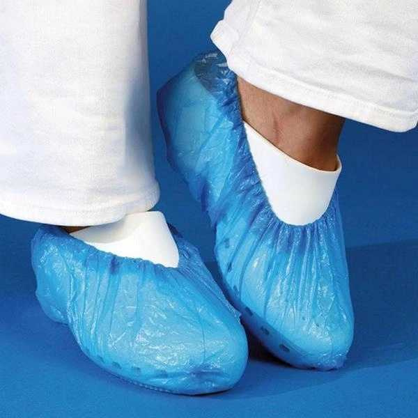Überziehschuhe Farbe: blau VE = 100 Stück