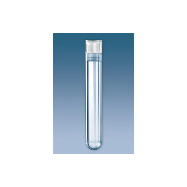 Kunststoff-R&ouml;hrchen PP 5ml Rundboden ohne Rand 12x75mm zylindrisch 4000 steril