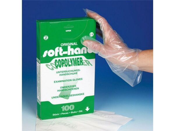 Copolymer-Handschuhe Softhand unsteril groß