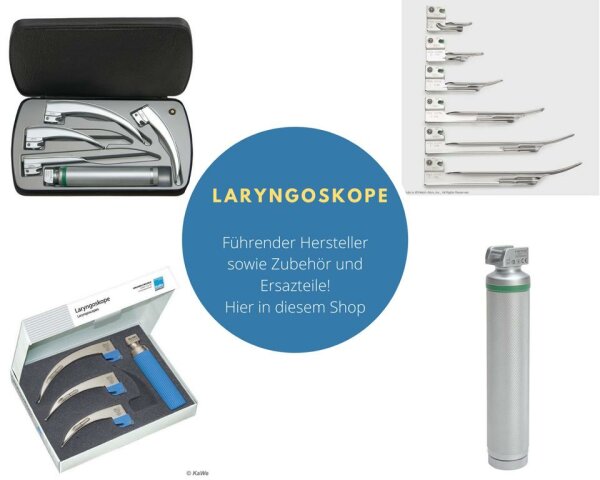 EasyClean LED Laryngoskopgriff passend für 2x C-Batterien LR14