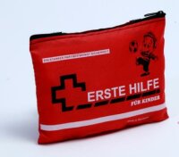 Erste Hilfe Set für Kinder in Nylontasche rot 2...