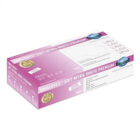 Nitril Handschuhe Soft Nitril White Premium unsteril...