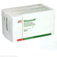 Vliwasoft Stoma unsteril 4-lagig 10x10cm 100 Stück