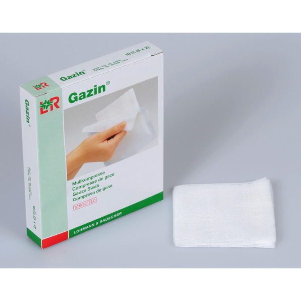 Gazin Kompressen 5x2 Stück 10x20cm steril extra groß