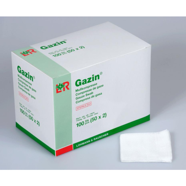 Gazin Kompressen steril,extra-groß, 10 x 20 cm 25 x 2 Stück