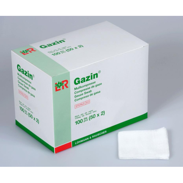 Gazin-Kompressen 50x2 Stück  10x20cm steril extragroß