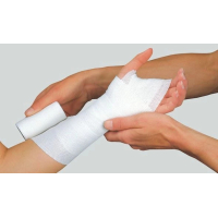 Lenkideal 5mx8cm 10 wei&szlig; einzeln mit Verbandklamit