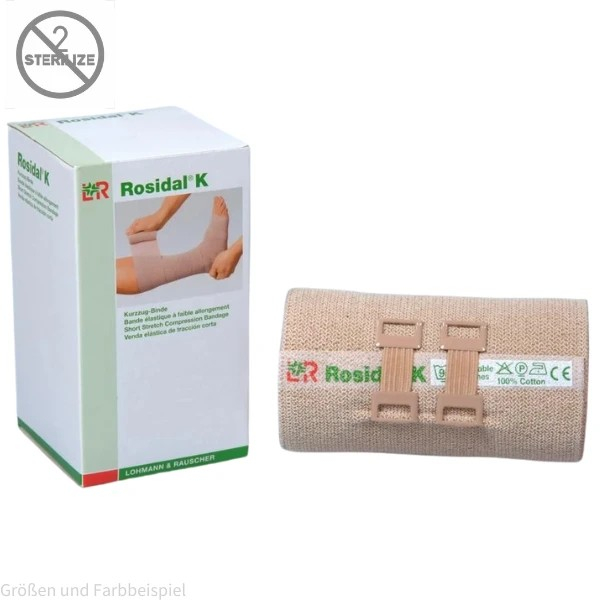 Rosidal-Binde K kräftig 5mx6cm einzeln steril 10 Stück