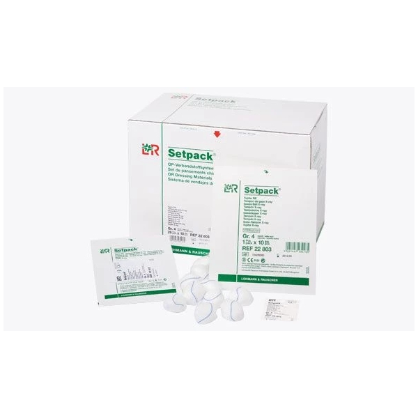 Setpack Tupfer RK eigro&szlig; steril Gr&ouml;&szlig;e 4 26x10 Sets