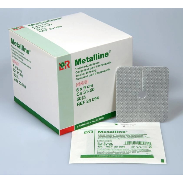 Metalline-Tracheo-Kompresse 8x9cm 50 St&uuml;ck