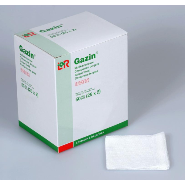 Gazin Kompressen 20x5 Stück steril 12-fach steril 7,5x7,5cm