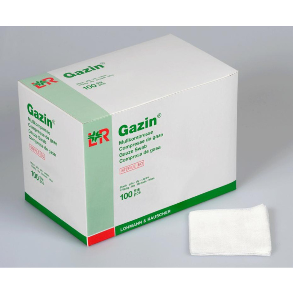 Gazin Kompressen 20x5 Stück steril 12-fach steril 10x10cm