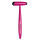 Reflexhammer nach Buck, klein, 18 cm,Aluminium, magenta