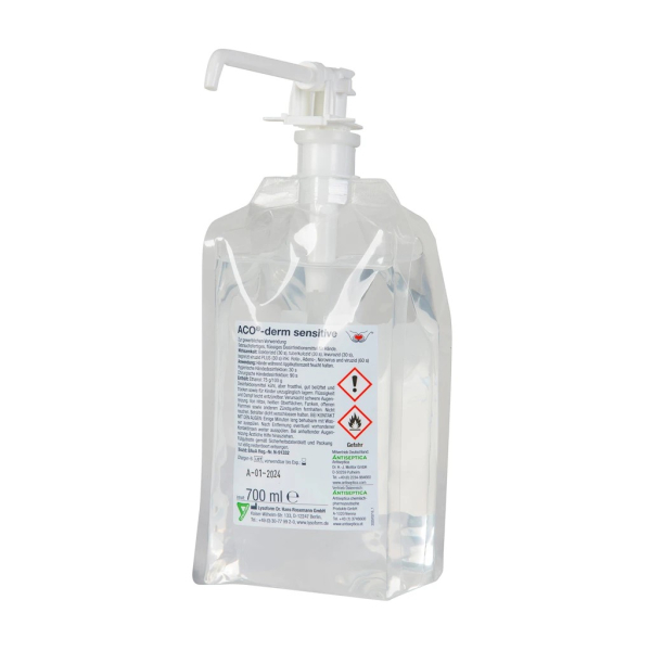 ACO-san sensitive Waschlotion für HyBag 10x700ml Beutel