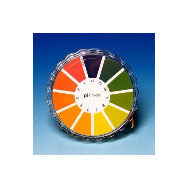 Universal-Indikatorpapier pH 1-11, 5 m x 7 mm VE = 5 Rollen