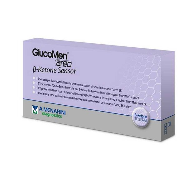 GlucoMen areo ß-Ketone Sensor Teststreifen VE = 10