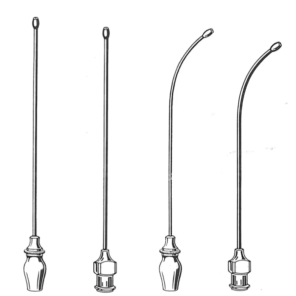 Unimed Knopfkan&uuml;le 10 x 80mm gebogen