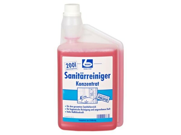 Dr. Becher Sanitärreiniger Konzentrat flüssig 1 Liter