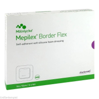 Mepilex Border Flex steril 7,8x10cm oval 5 Stück