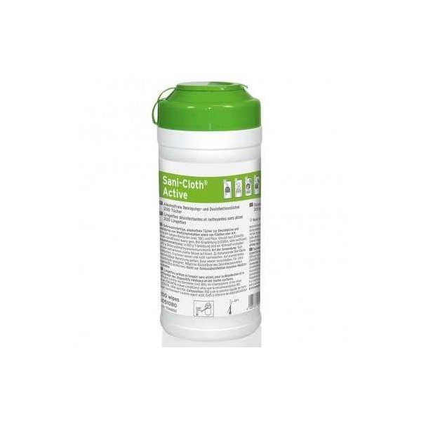 Ecolab Sani-Cloth Active Tuchgröße 20 x 22cm Dose mit 200 Stück
