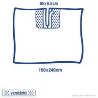 Schlitzt&uuml;cher steril 125x150cm 45cm 2x30