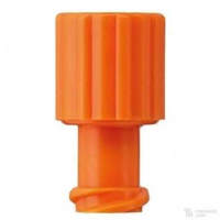 Kombi-Stopfen orange Luer-Lock  100 Stück