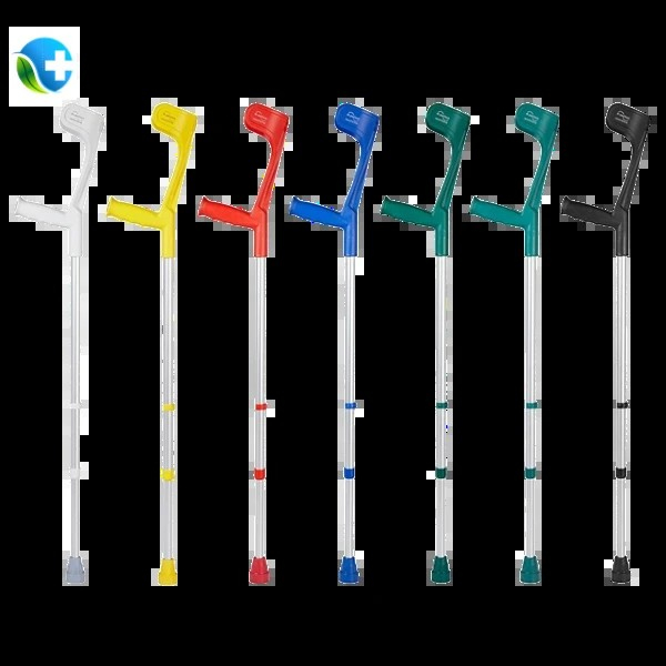 Alu-Gehstütze gelb mit Clipraster paarweise