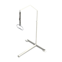 3-Fuß-Bettgalagigen verstellbar mit Griff