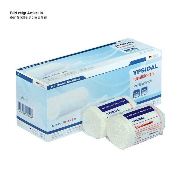 YPSIDAL Idealbinden 5 m x 8 cm 10 Stück Klinikpackung VE