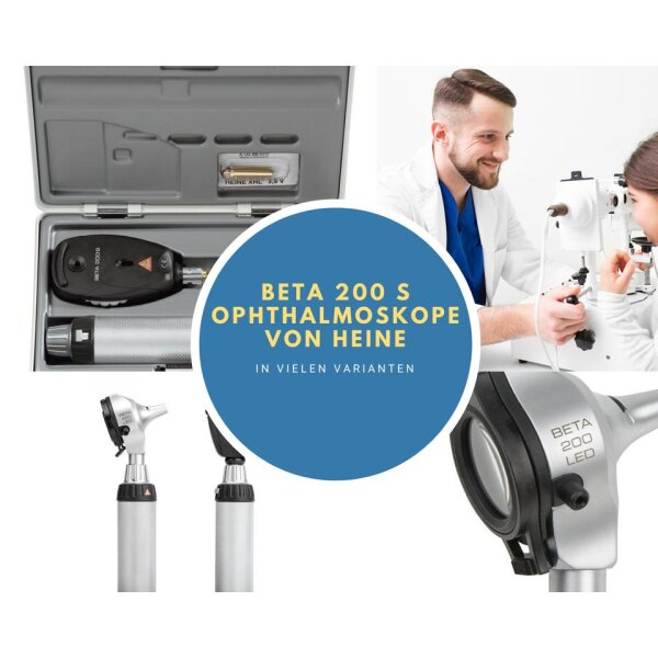 ri-scope L Ophthalmoskop L2 HL 25VGriff C für Batt.-ri-accu