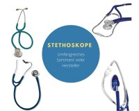 cardiophon Stethoskop 2.0 blau rostfreier Edelstahl